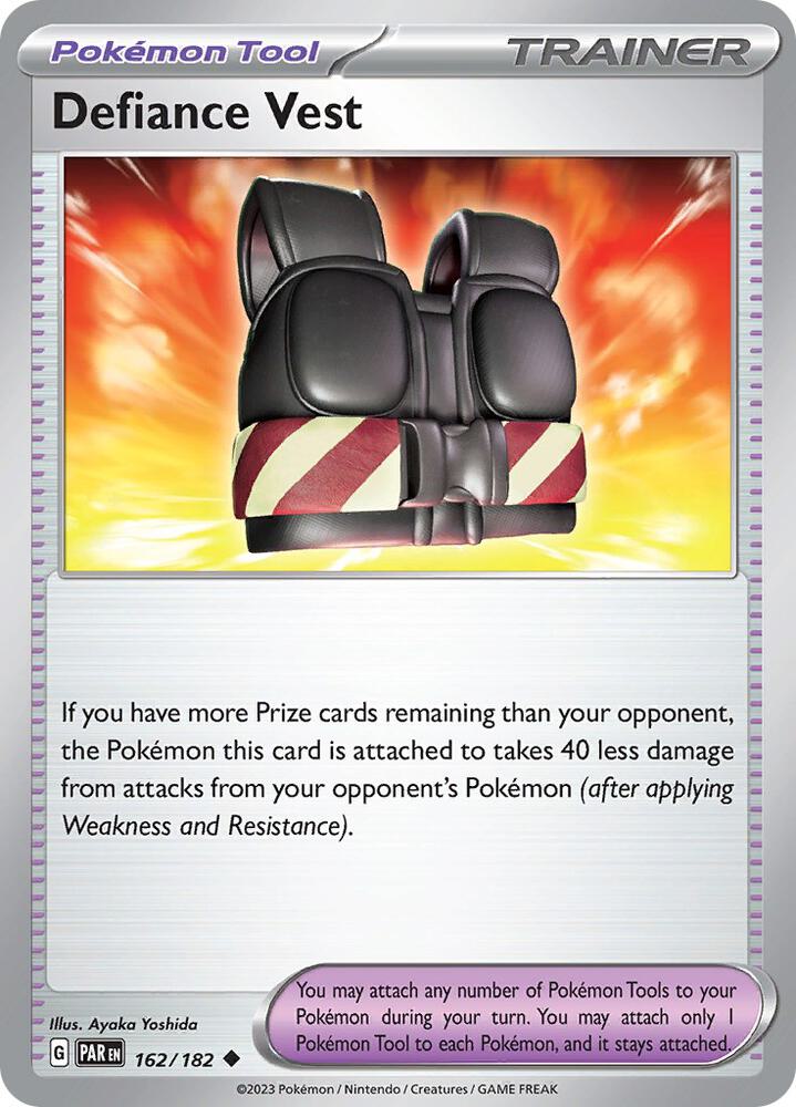 Pokemon Defiance Vest 162/182 Paradox Rift