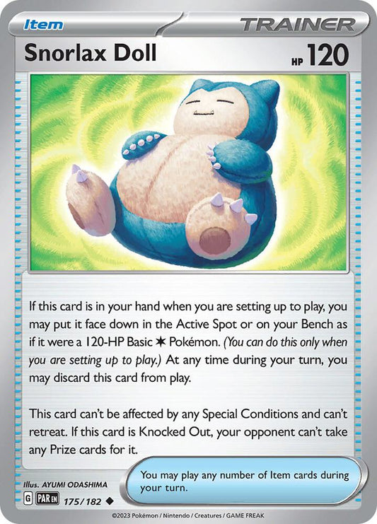 Pokemon Snorlax Doll 175/182 Paradox Rift