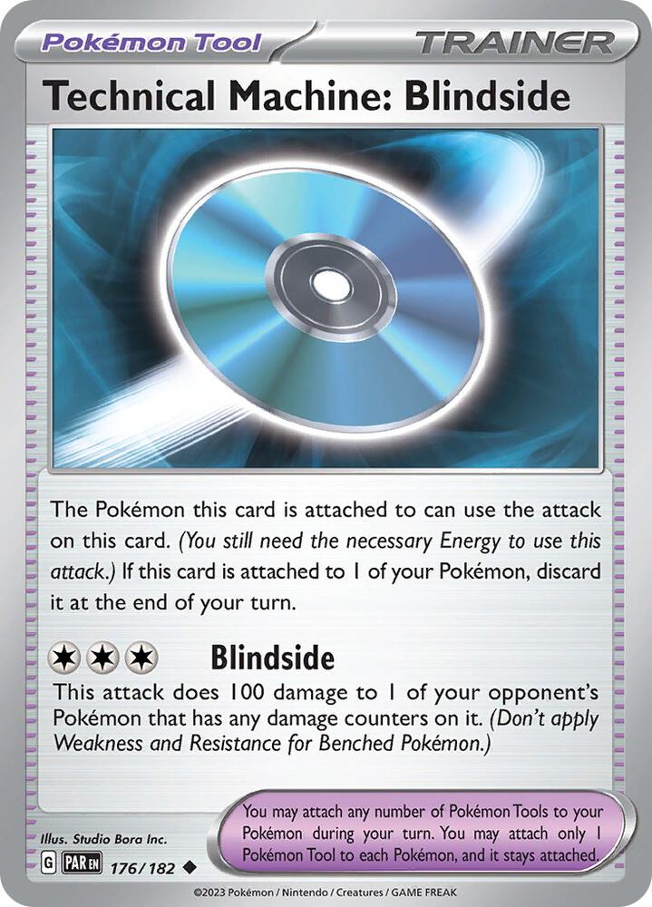 Pokemon Technical Machine: Blindside 176/182 Paradox Rift