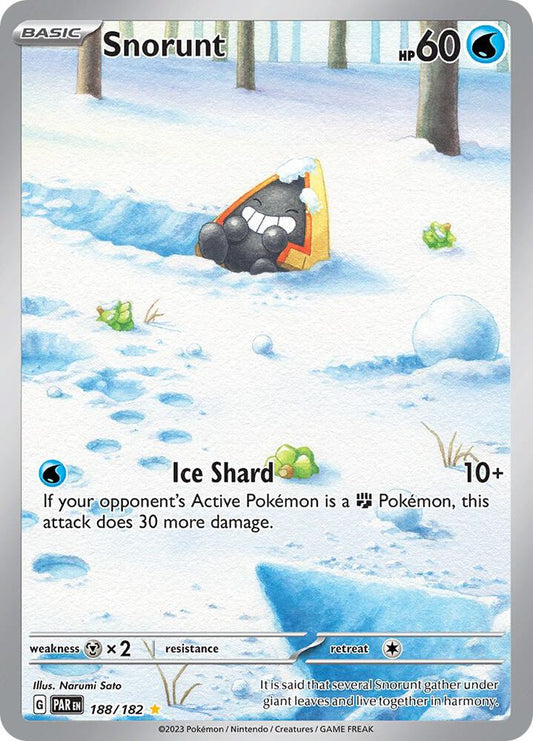 Pokemon Snorunt 188/182 Paradox Rift