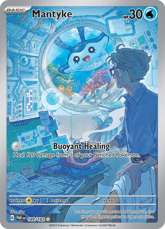Pokemon Mantyke 189/182 Paradox Rift