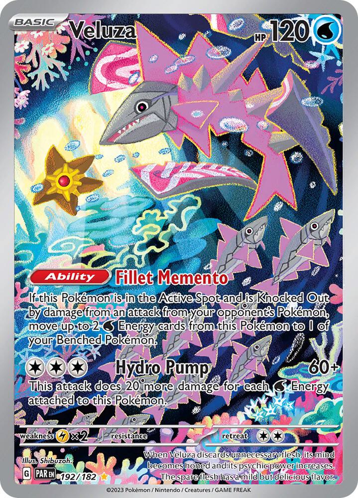 Pokemon Veluza 192/182 Paradox Rift