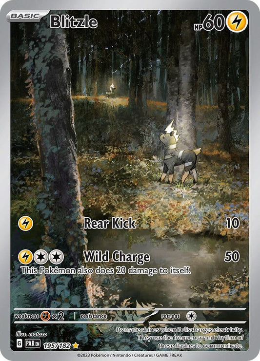 Pokemon Blitzle 195/182 Paradox Rift