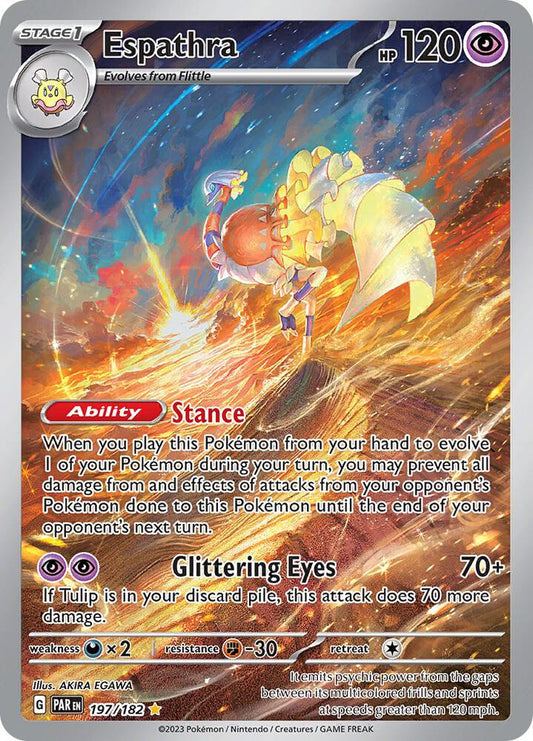 Pokemon Espathra 197/182 Paradox Rift