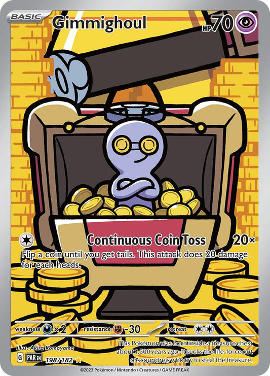 Pokemon Gimmighoul 198/182 Paradox Rift