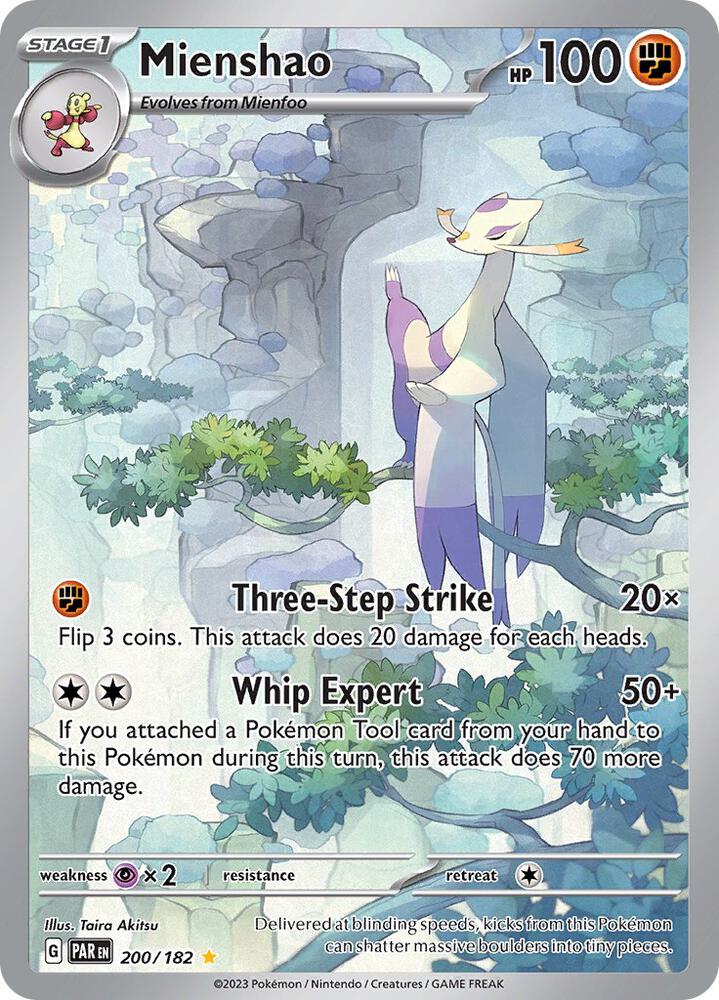 Pokemon Mienshao 200/182 Paradox Rift