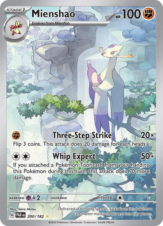 Pokemon Mienshao 200/182 Paradox Rift