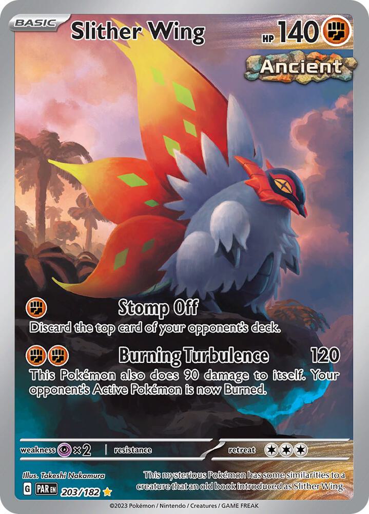 Pokemon Slither Wing 203/182 Paradox Rift