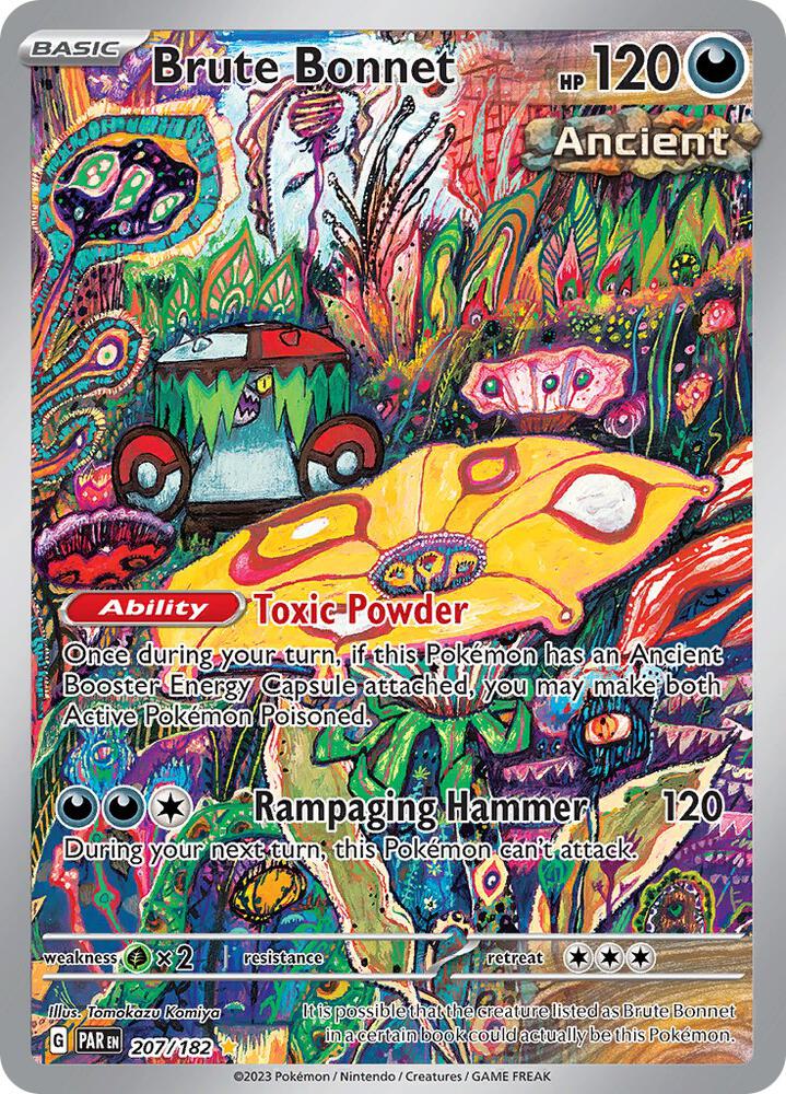Pokemon Brute Bonnet 207/182 Paradox Rift
