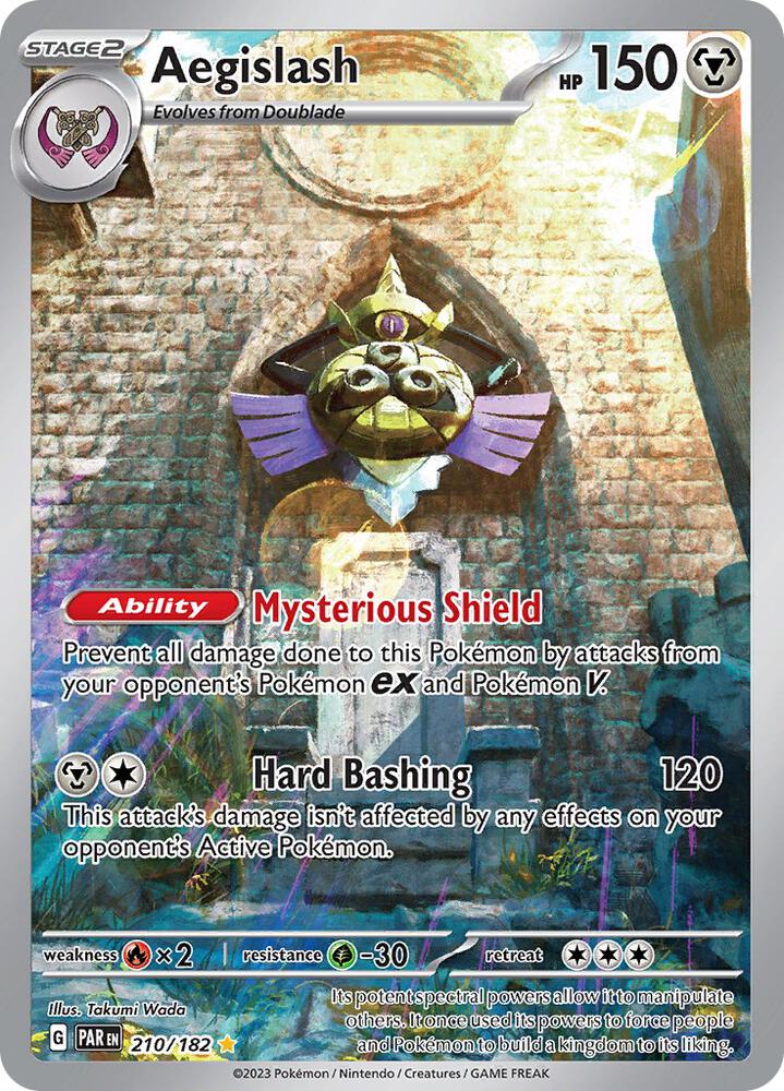 Pokemon Aegislash 210/182 Paradox Rift