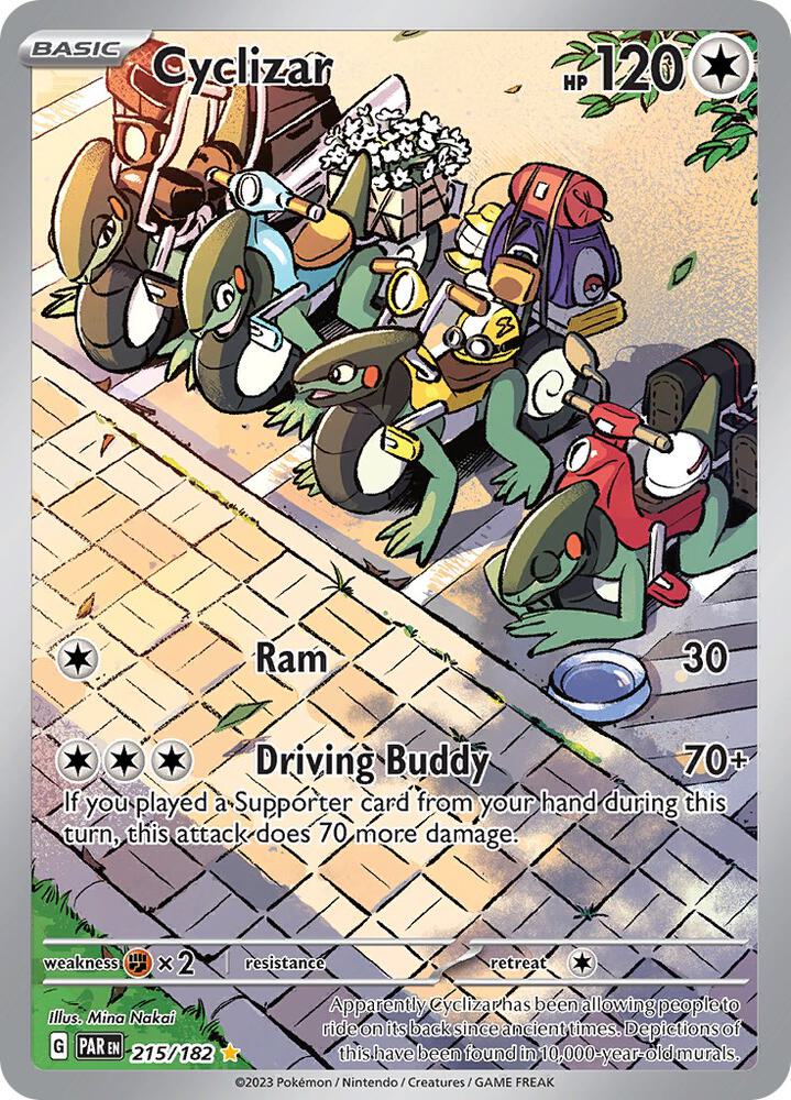 Pokemon Cyclizar 215/182 Paradox Rift