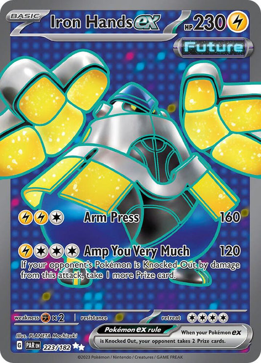Pokemon Iron Hands ex 223/182 Paradox Rift