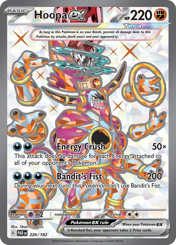Pokemon Hoopa ex 226/182 Paradox Rift