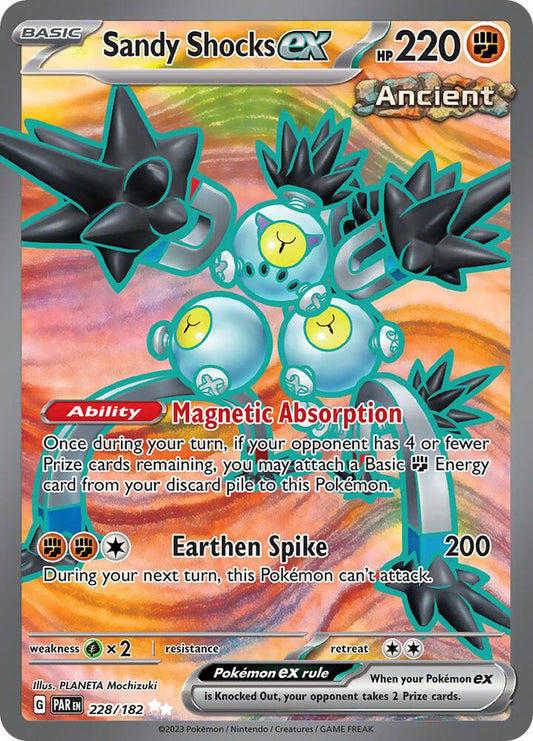 Pokemon Sandy Shocks ex 228/182 Paradox Rift