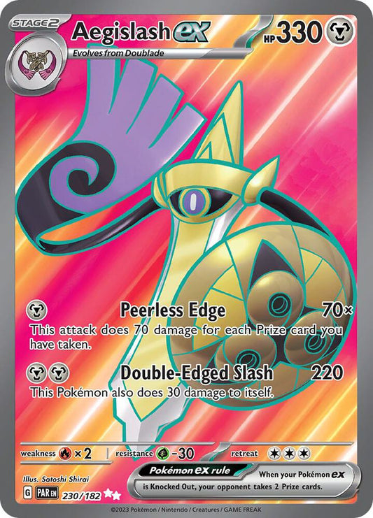 Pokemon Aegislash ex 230/182 Paradox Rift