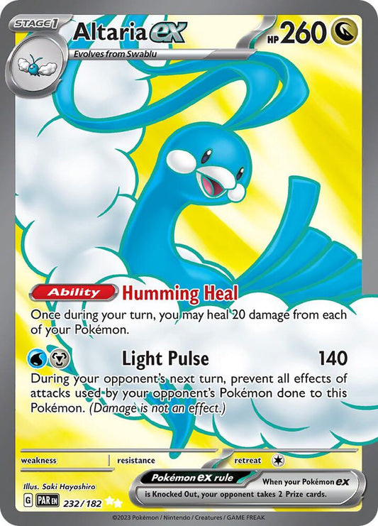 Pokemon Altaria ex 232/182 Paradox Rift