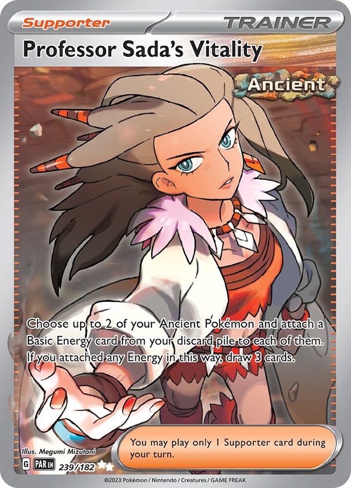 Pokemon Professor Sada's Vitality 239/182 Paradox Rift