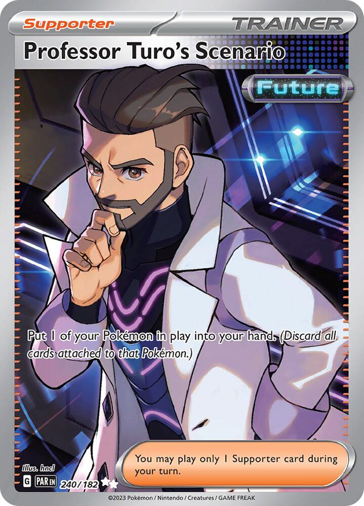 Pokemon Professor Turo's Scenario 240/182 Paradox Rift