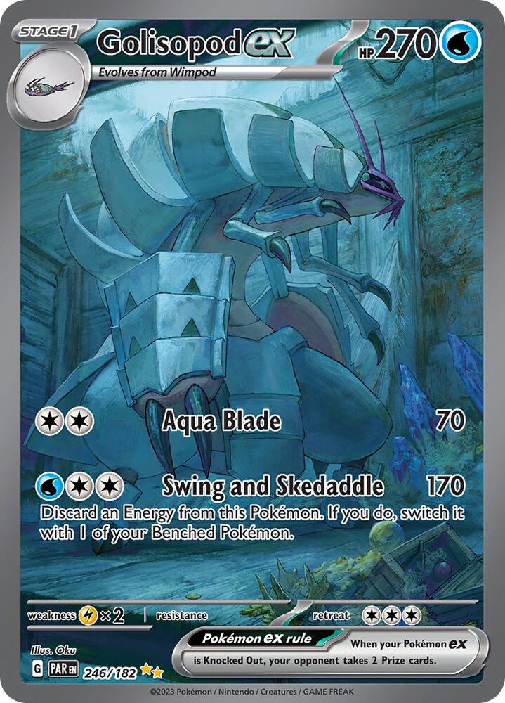 Pokemon Golisopod ex 246/182 Paradox Rift