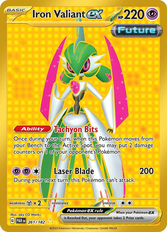 Pokemon Iron Valiant ex 261/182 Paradox Rift