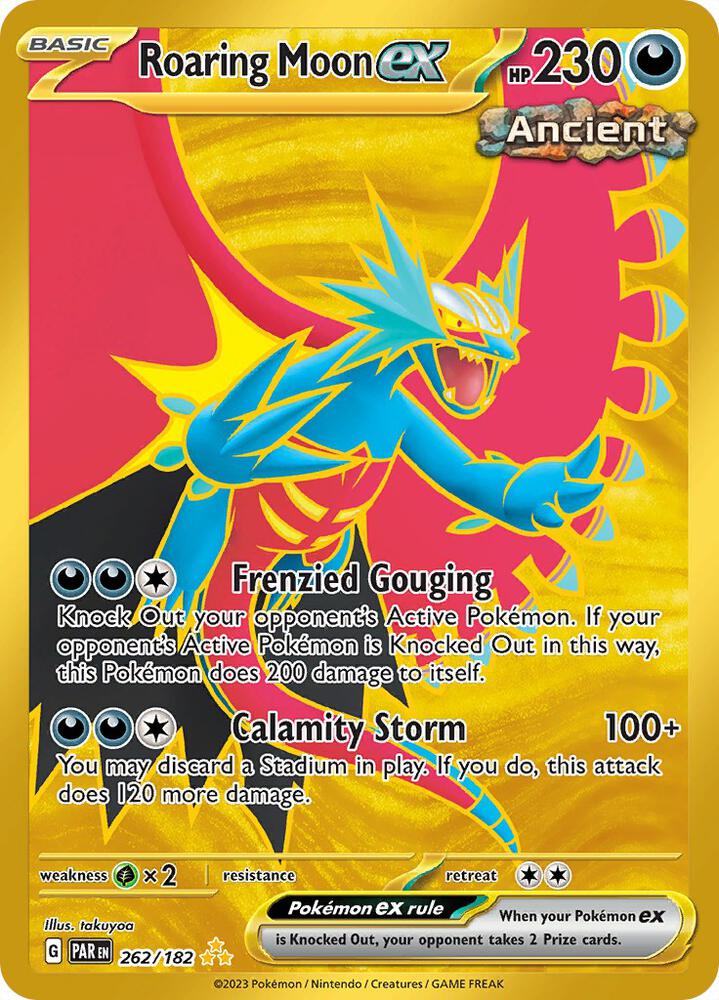 Pokemon Roaring Moon ex 262/182 Paradox Rift