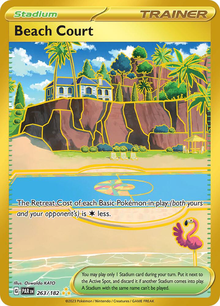 Pokemon Beach Court 263/182 Paradox Rift