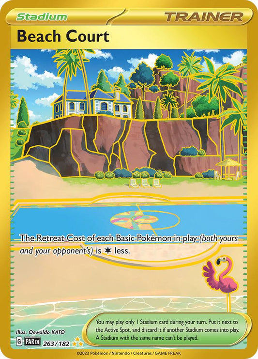 Pokemon Beach Court 263/182 Paradox Rift