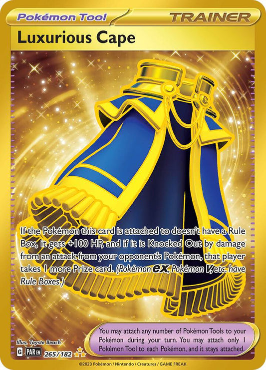 Pokemon Luxurious Cape 265/182 Paradox Rift