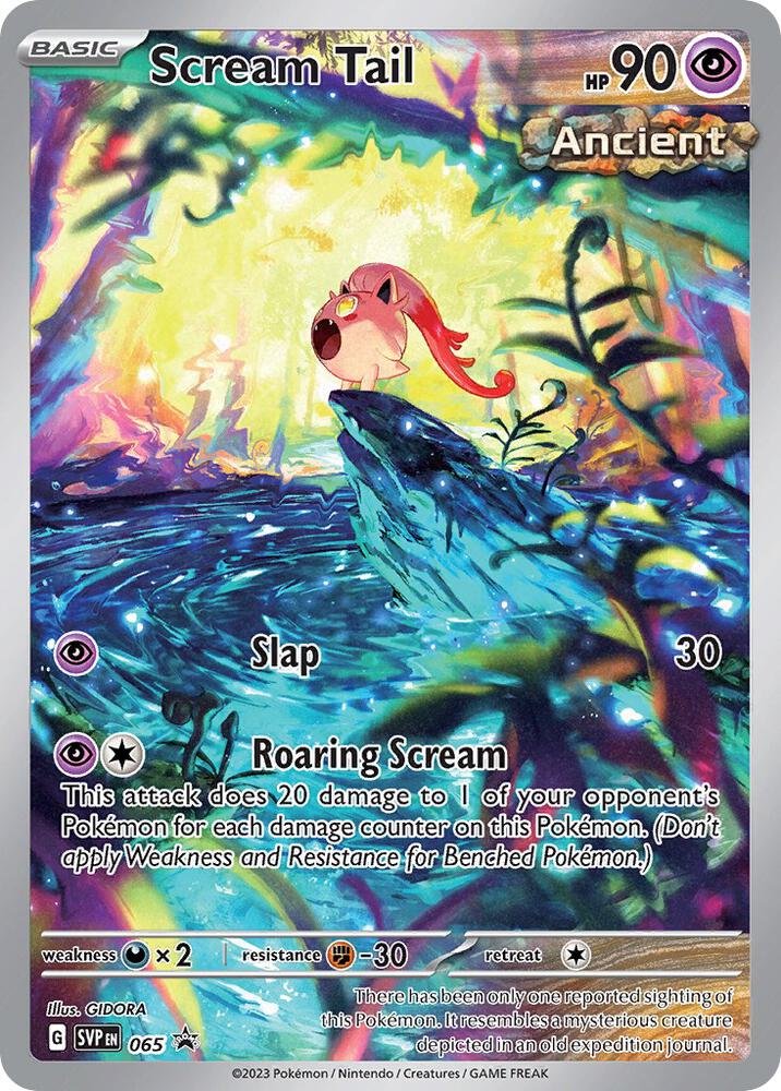 Pokemon Scream Tail 65 SVP Black Star Promos