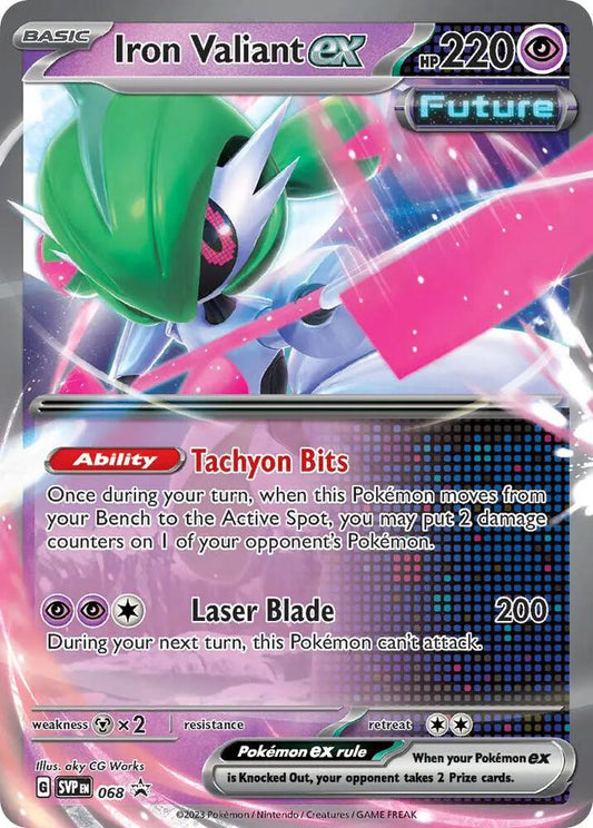 Pokemon Iron Valiant ex 68 SVP Black Star Promos