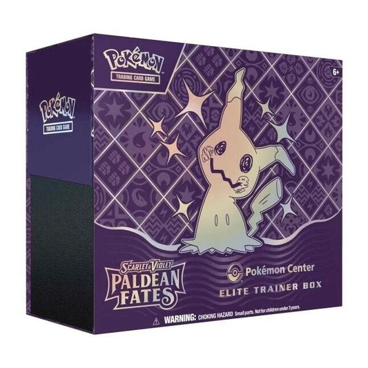 Pokemon Paldean Fates Pokemon Center Exclusive Elite Trainer Box