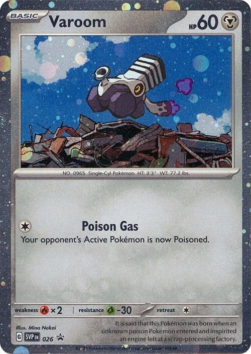 Pokemon Varoom 26 SVP Black Star Promos