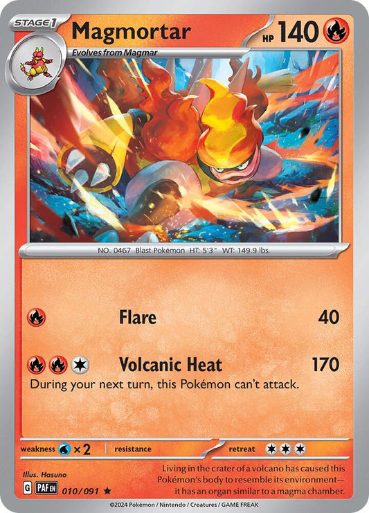 Pokemon Magmortar 10/91 Paldean Fates