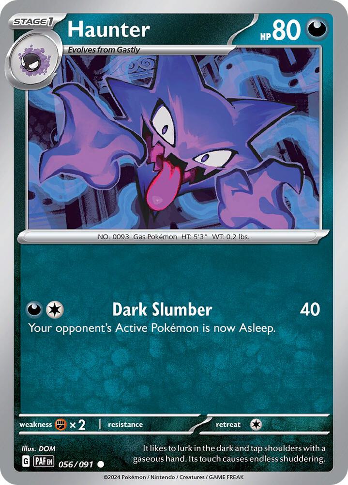 Pokemon Haunter 56/91 Paldean Fates