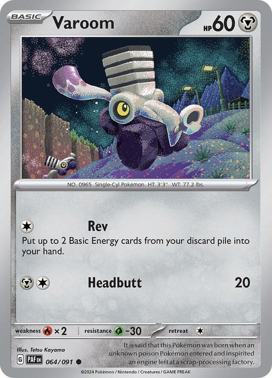 Pokemon Varoom 64/91 Paldean Fates
