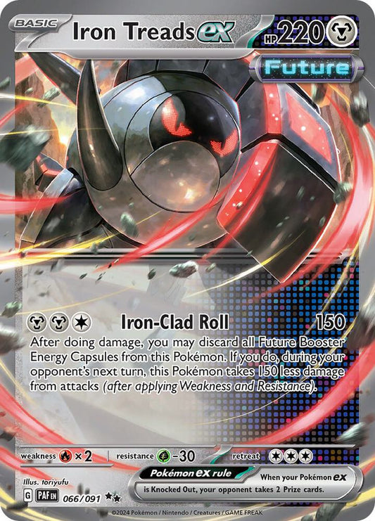 Pokemon Iron Treads ex 66/91 Paldean Fates