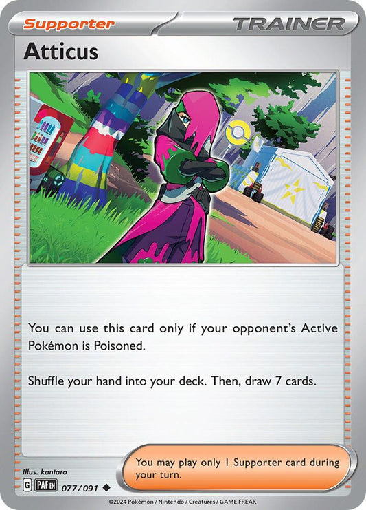 Pokemon Atticus 77/91 Paldean Fates