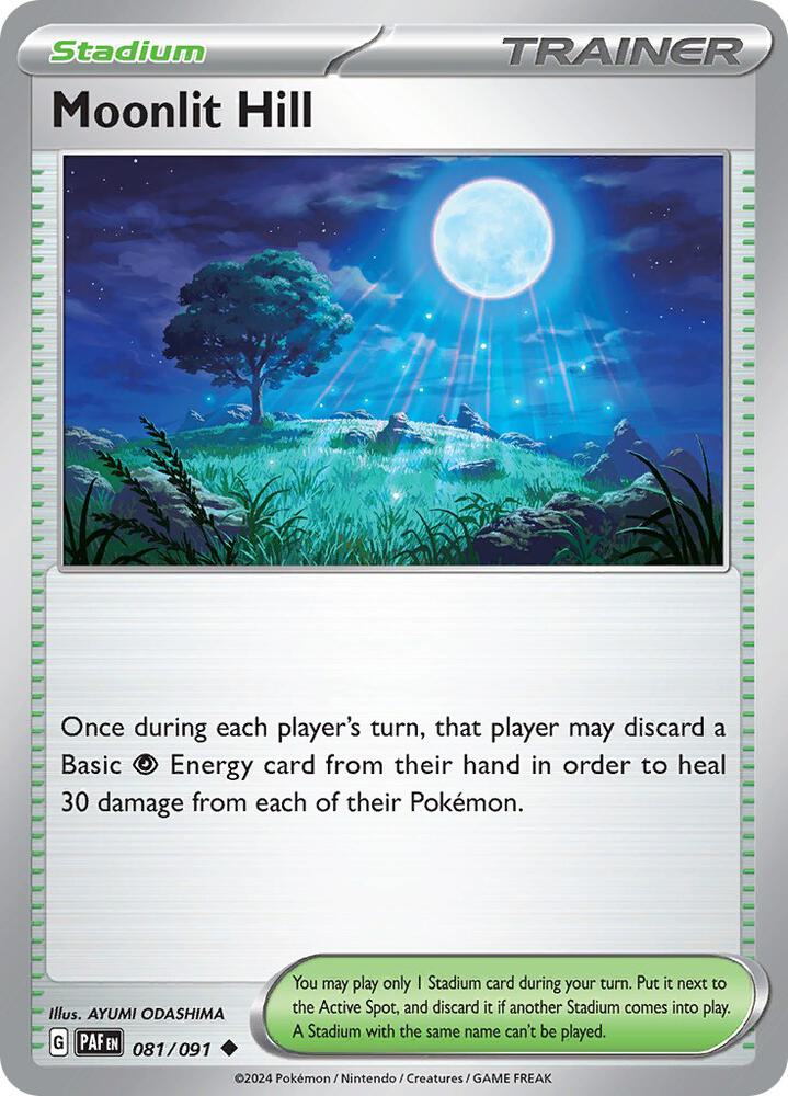 Pokemon Moonlit Hill 81/91 Paldean Fates