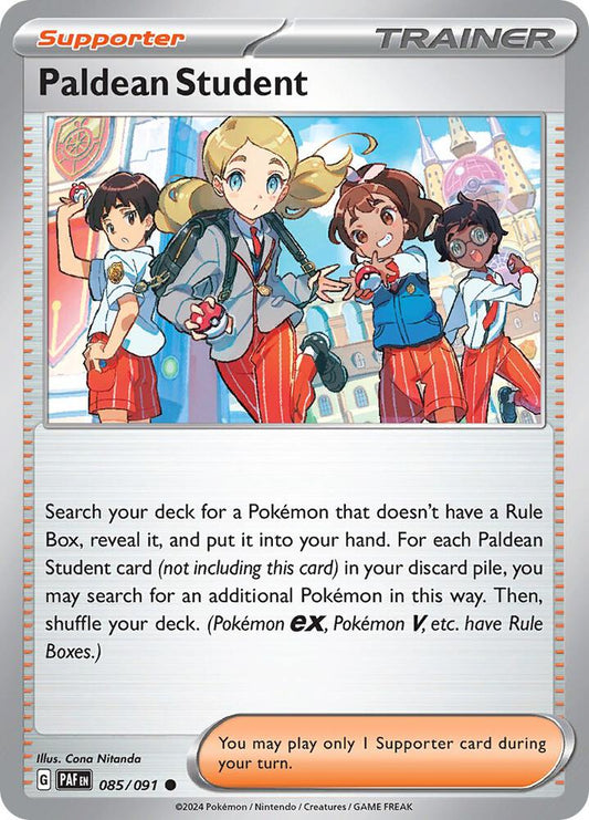 Pokemon Paldean Student 85/91 Paldean Fates