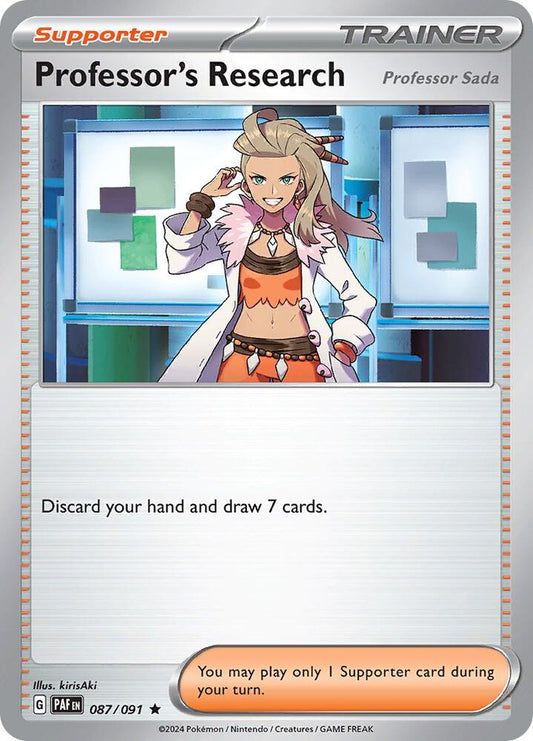 Pokemon Professor's Research 87/91 Paldean Fates