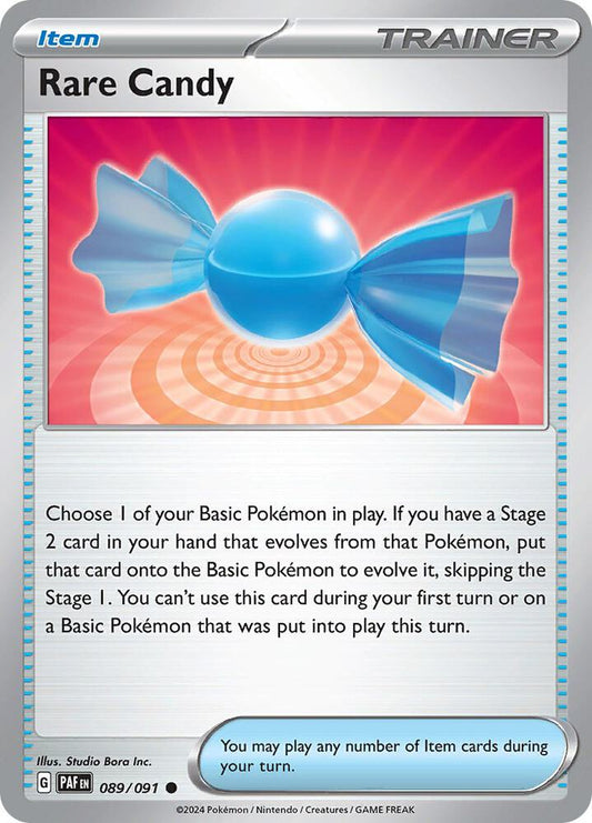 Pokemon Rare Candy 89/91 Paldean Fates