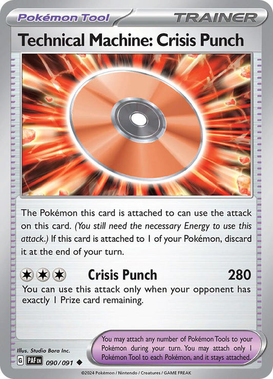 Pokemon Technical Machine: Crisis Punch 90/91 Paldean Fates