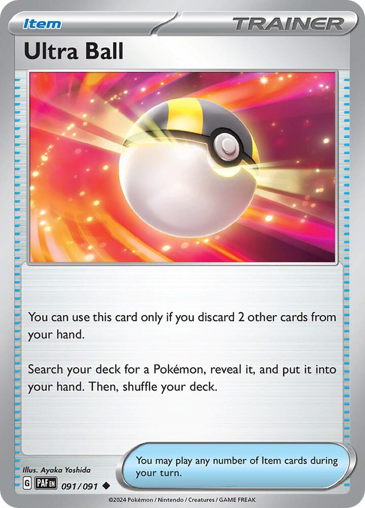 Pokemon Ultra Ball 91/91 Paldean Fates