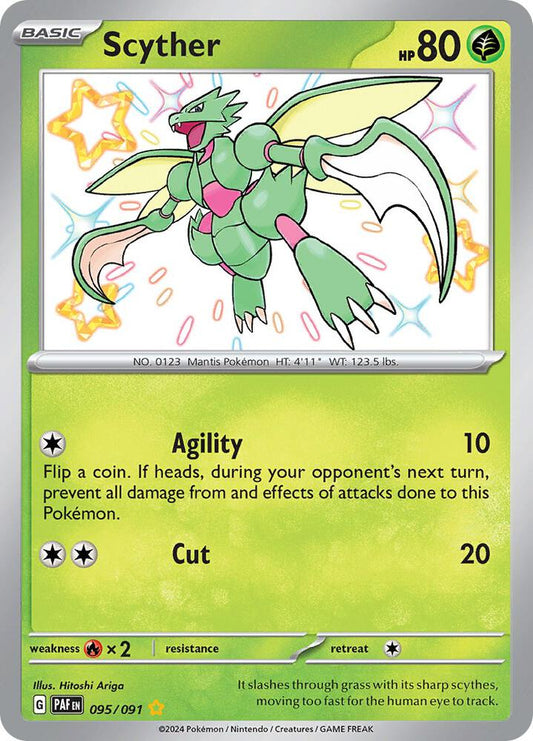 Pokemon Scyther 95/91 Paldean Fates