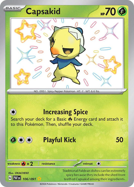 Pokemon Capsakid 106/91 Paldean Fates