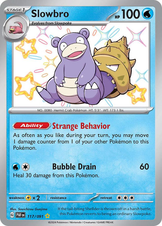 Pokemon Slowbro 117/91 Paldean Fates