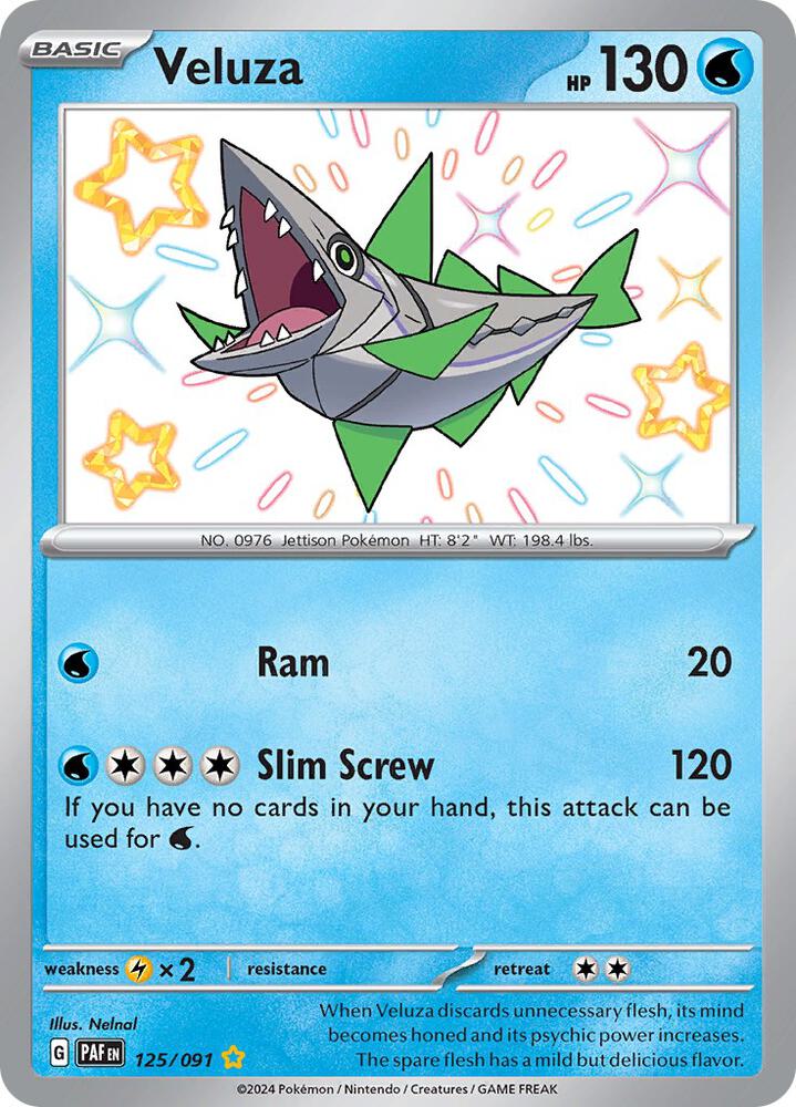 Pokemon Veluza 125/91 Paldean Fates