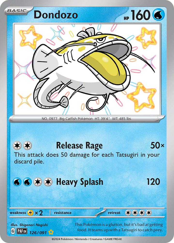 Pokemon Dondozo 126/91 Paldean Fates