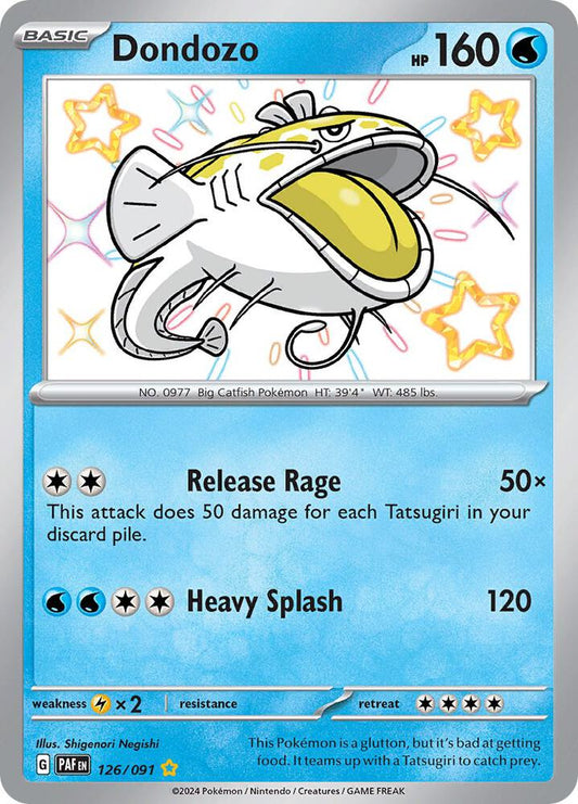 Pokemon Dondozo 126/91 Paldean Fates