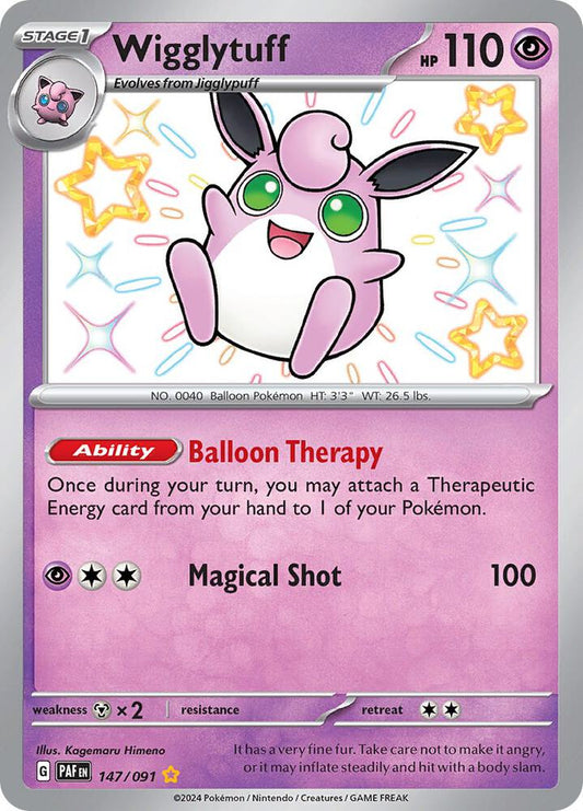 Pokemon Wigglytuff 147/91 Paldean Fates